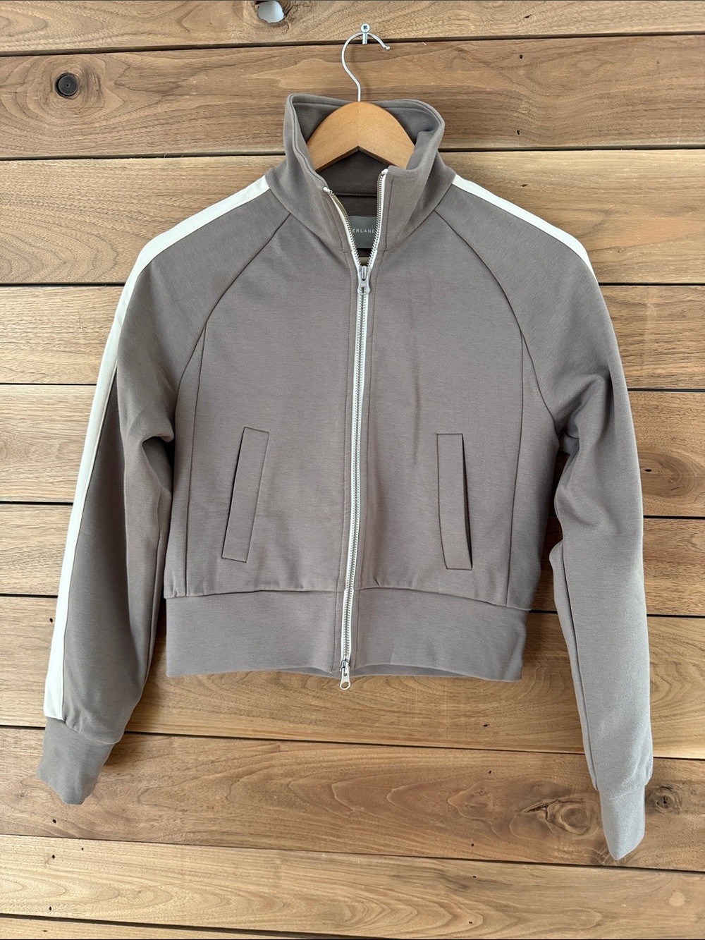 Everlane dream knit track jacket